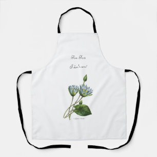 Tablier Drôle personnalisé Sarcastique Élégant Floral Nymp