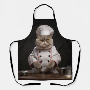 Tablier Drôle Pour Amateurs de Chats Britanniques 