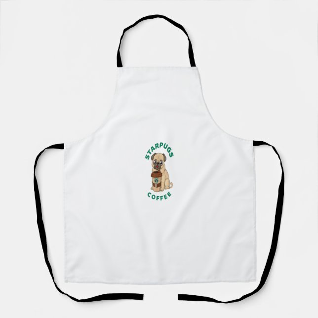 Tablier drôle starpubs café t-shirt cadeau pour amoureux P (Recto)