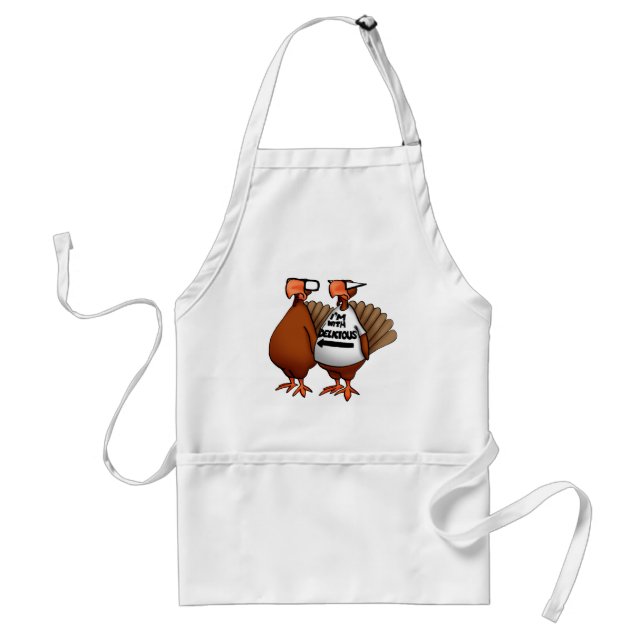 Tablier Drôle Thanksgiving Humour Apron Cadeau (Devant)