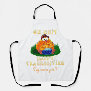Tablier Drôle Turquie réalise que c'est Thanksgiving ! Per