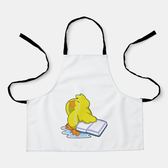 Tablier Duck with Book (Recto)