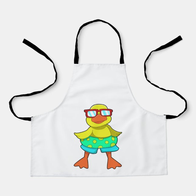 Tablier Duck with Swim ring & Sung (Recto)