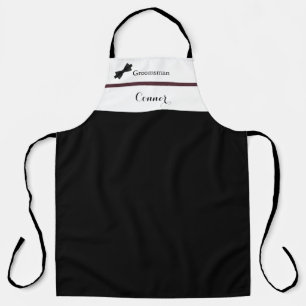 Tablier Dusty Rose Burgundy Groomsman Mariage Apron