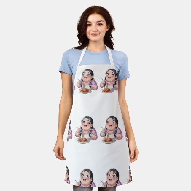 Tablier Eat today fasting tomorrow  (Porté)