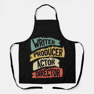 Tablier Écrivain Producteur Acteur Directeur Poème Vintage