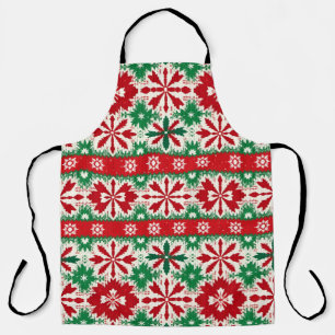 Tablier Édition de Noël 2 de Fair Isle scandinave