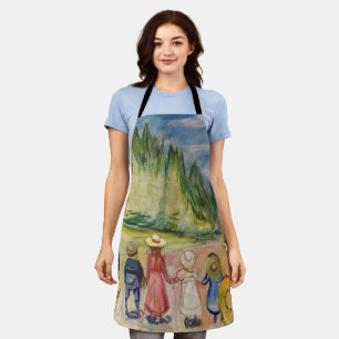 Tablier Edvard Munch - La forêt Fairytale