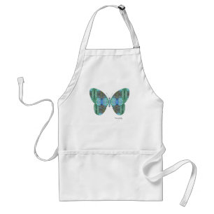 Tablier Effet en verre papillon bijoux