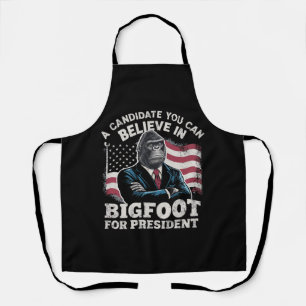 Tablier Élection 2024 Vote Drôle Sasquatch USA