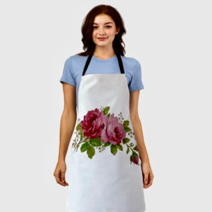 Tablier Élégance Rose Vintage