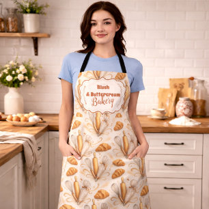 Tablier Élégante Marque de Boulangerie Pastel