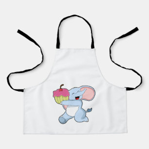 Tablier Eléphant au gâteau