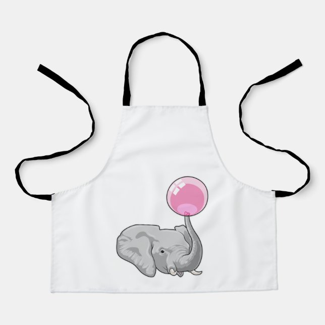 Tablier Eléphant avec ballon (Recto)
