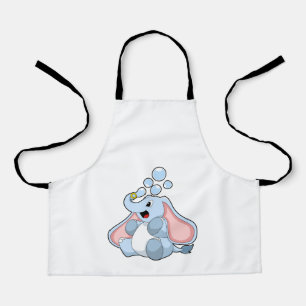 Tablier Eléphant avec bulles d'eau