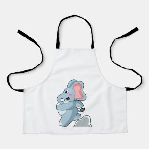 Tablier Eléphant coureur