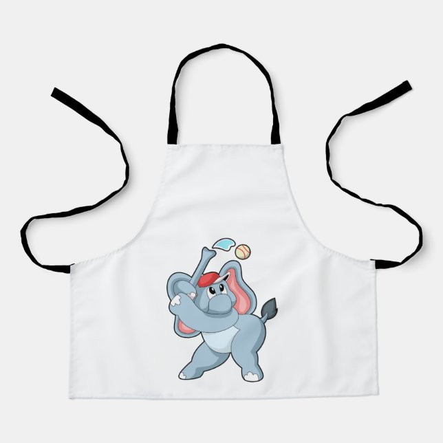Tablier Éléphant de baseball (Recto)