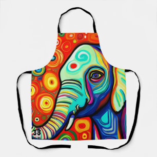 Tablier Eléphant excentrique