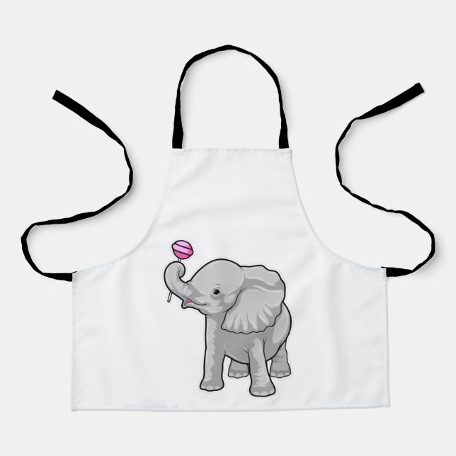 Tablier Eléphant Lollipop (Recto)
