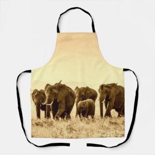 Tablier éléphant vintage