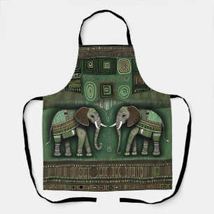 Tablier Eléphants africains contemporains - Design