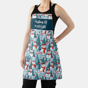 Tablier Elfe de Noël personnalisé