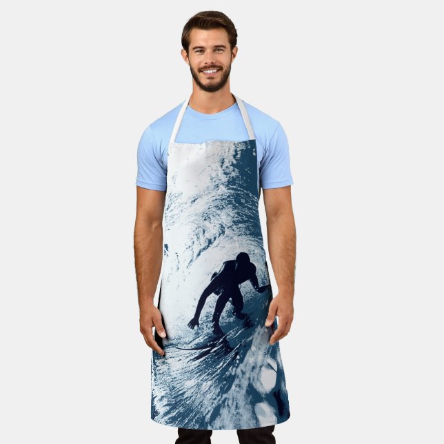 Tablier Embarquement Trybe Tube, Hawaiian Surfer (Porté)