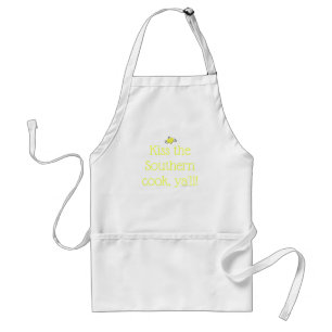 Tablier "Embrasse le cuisinier du sud, Ya'll !" - Coeur ja