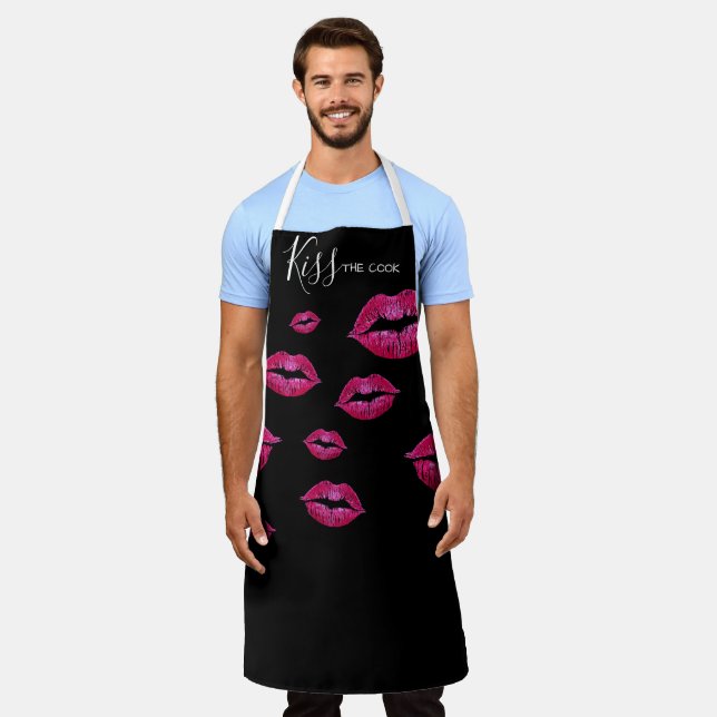 Tablier Embrasser la cuisinière faire cuire la cuisine (Porté)