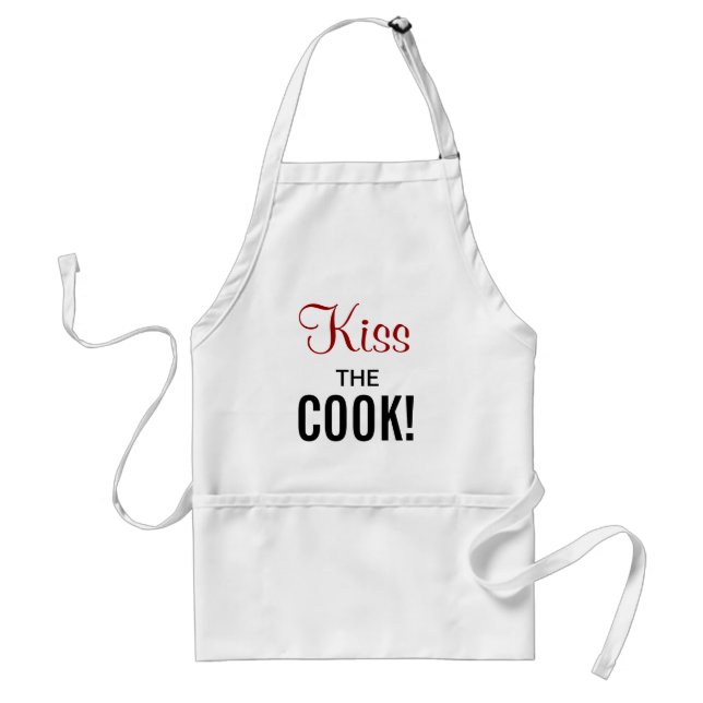 Tablier Embrassez le cuisinier ! (Devant)