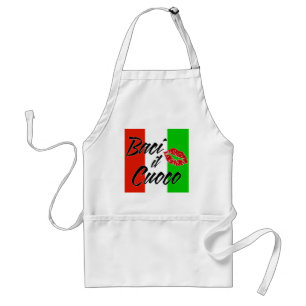Tablier Embrassez le cuisinier (italien)