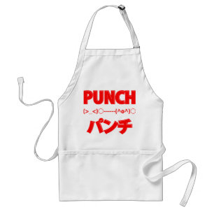 Tablier Émoticônes de punch japonais