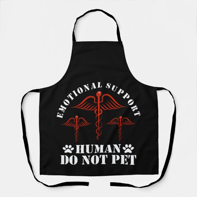 Tablier Emotional Support Human Do Not Pet - Service (Recto)