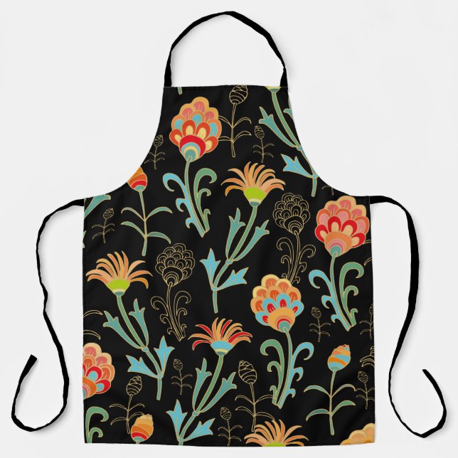 Tablier Empreinte florale transparente (Recto)