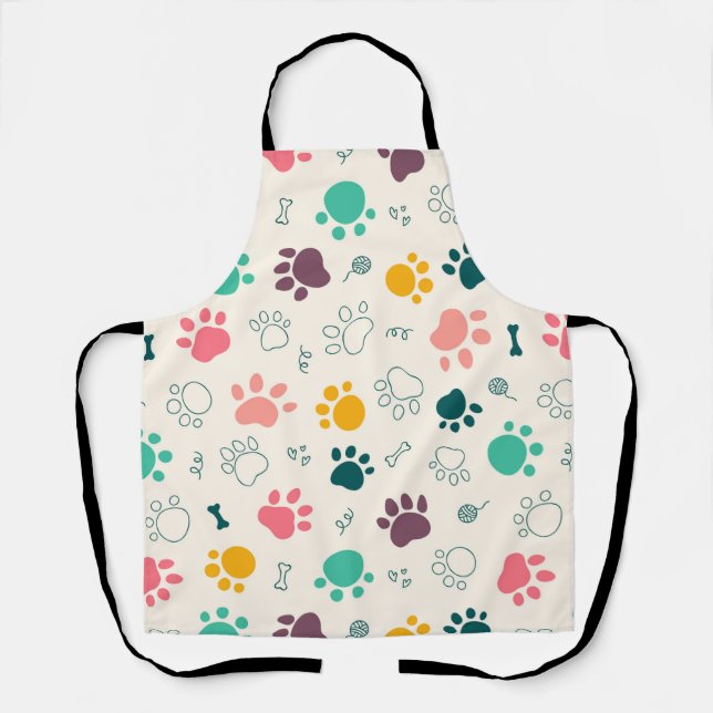 Tablier Empreintes de pattes (Recto)