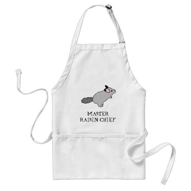 Tablier en chef de chinchilla de raisin sec (Devant)