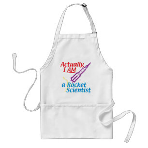 Tablier En fait, JE SUIS un scientifique de Rocket