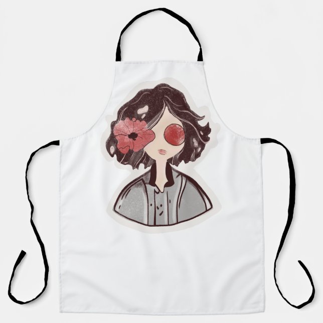 Tablier en fleur enchanté (Recto)