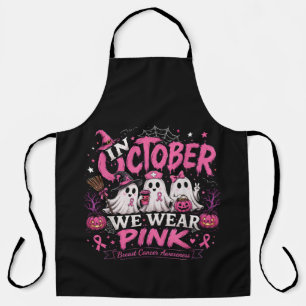 Tablier en octobre nous portons du rose pour la sensibilis