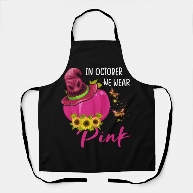 Tablier En Octobre Nous Portons Le Cancer Du Sein Rose Cit (Recto)