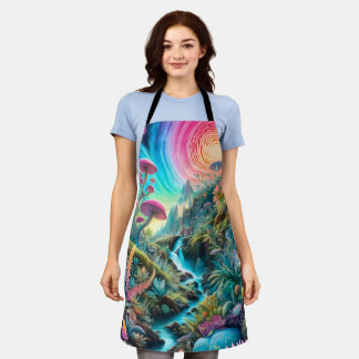 Tablier Enchanted Psychedelic Dreamscape
