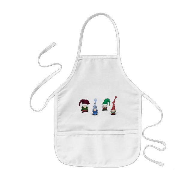 Tablier Enfant Adorable Gnome Posse (Devant)