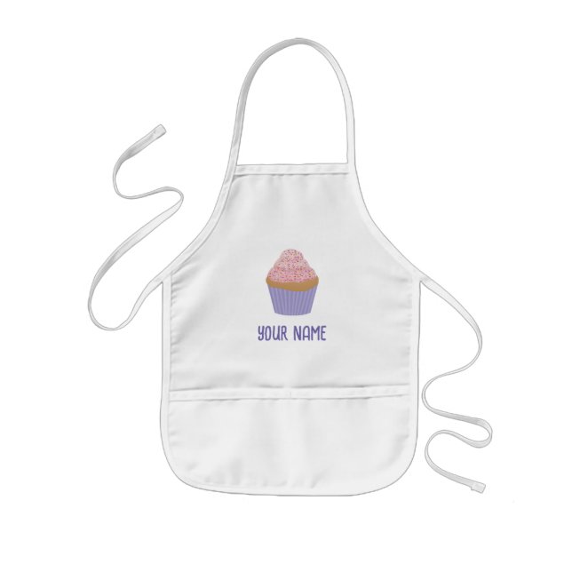 Tablier Enfant Aire de cuisson personnalisée pour enfants avec cu (Devant)