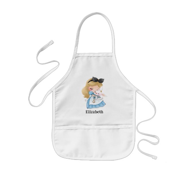 Tablier Enfant Alice au pays des merveilles Cadeau d'anniversaire (Devant)