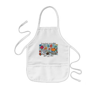 Tablier Enfant Amis colorés de poissons