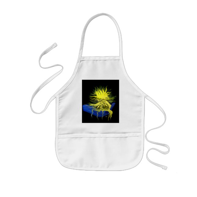 Tablier Enfant Amour dauphin (Devant)