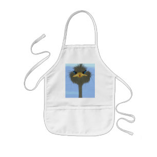 Tablier Enfant Amusant Ostrich George Et Mignonne Ladybug