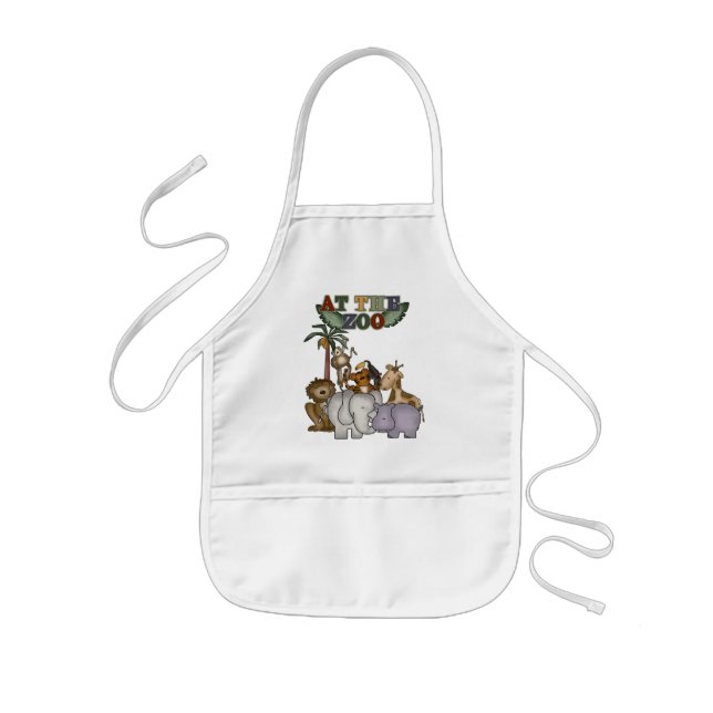 Tablier Enfant Animaux aux T-shirts et aux cadeaux de zoo (Devant)