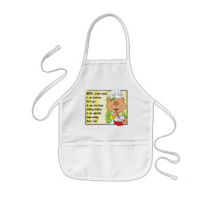 Tablier Enfant Apron de Cuisine/cuvette personnalisée pour fille
