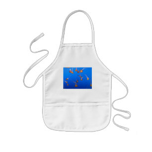 Tablier Enfant Apron de méduse orange